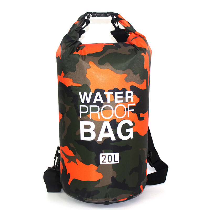 Outdoor Waterproof Bag Camouflage Polyester Double Shoulder Portable Backpack