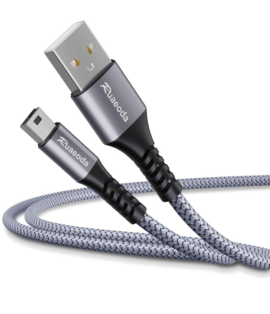 Mini USB Cable 6 ft, Charger 2.0 Type A to 5 Pin B Cable...
