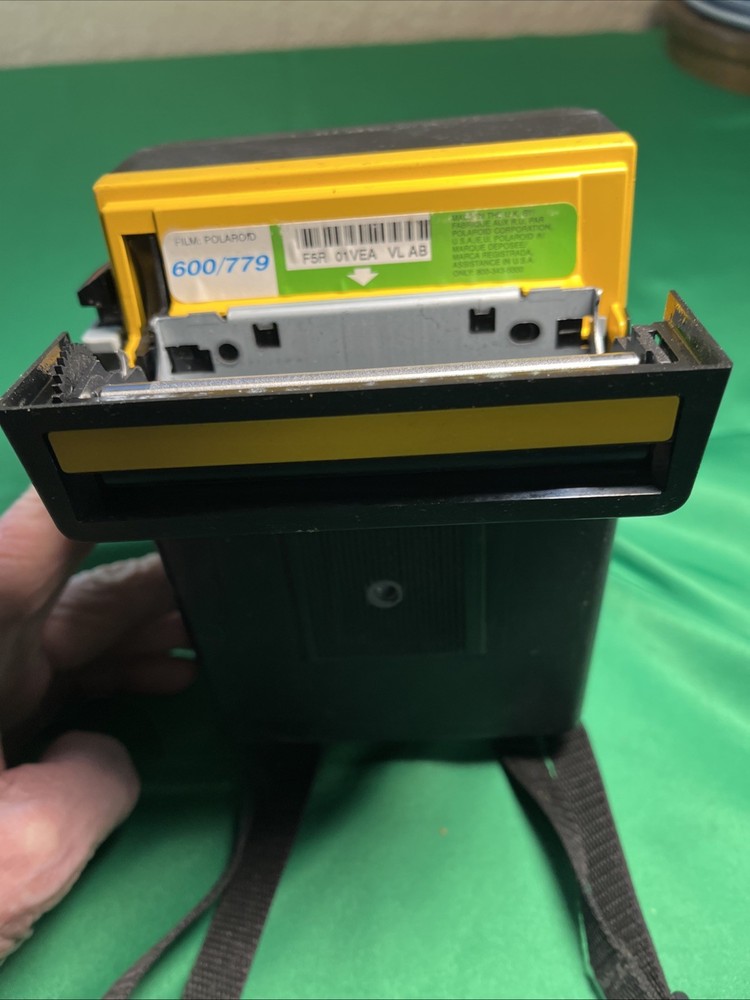 Vintage Polaroid Camera With Carrying Strap