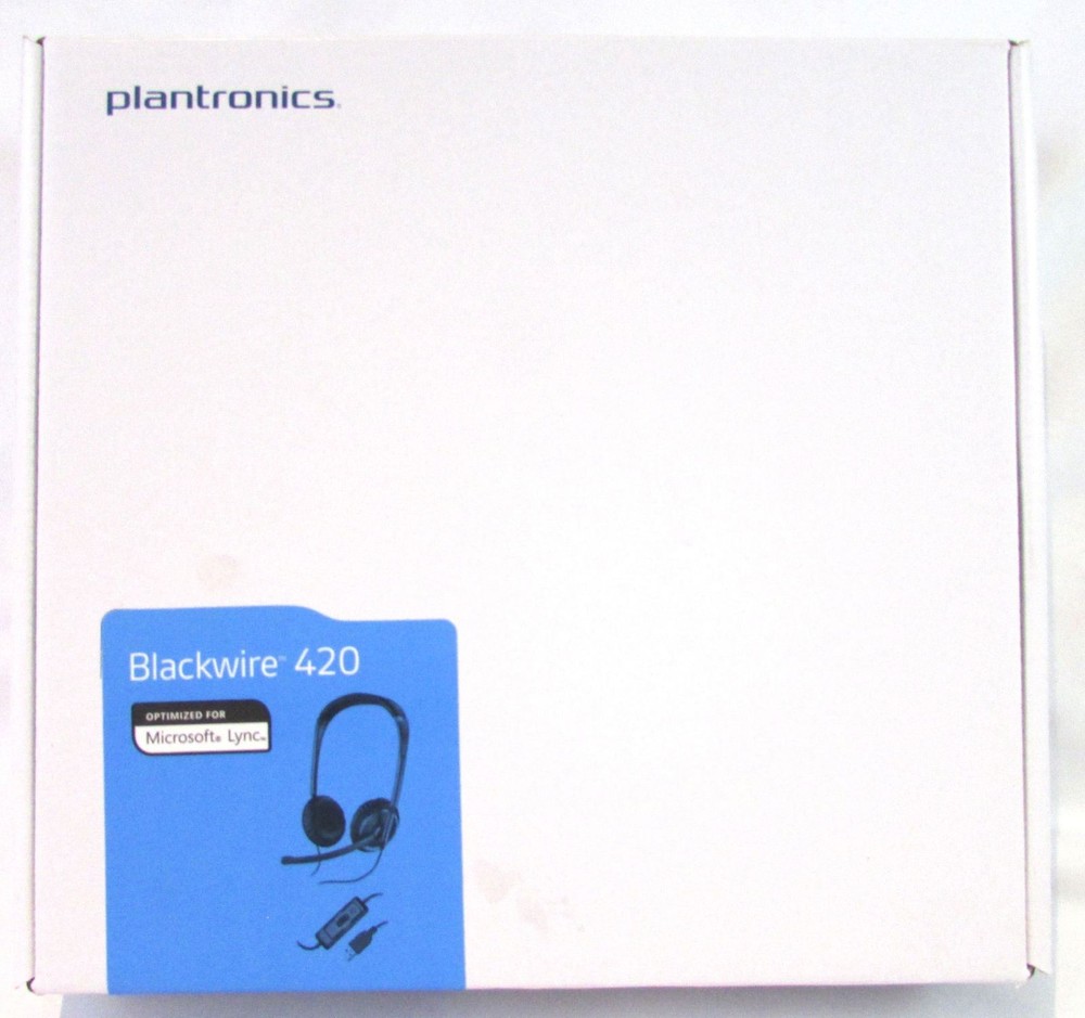 Plantronics Blackwire Computer Headset C420-M USB MicroSoft Lync