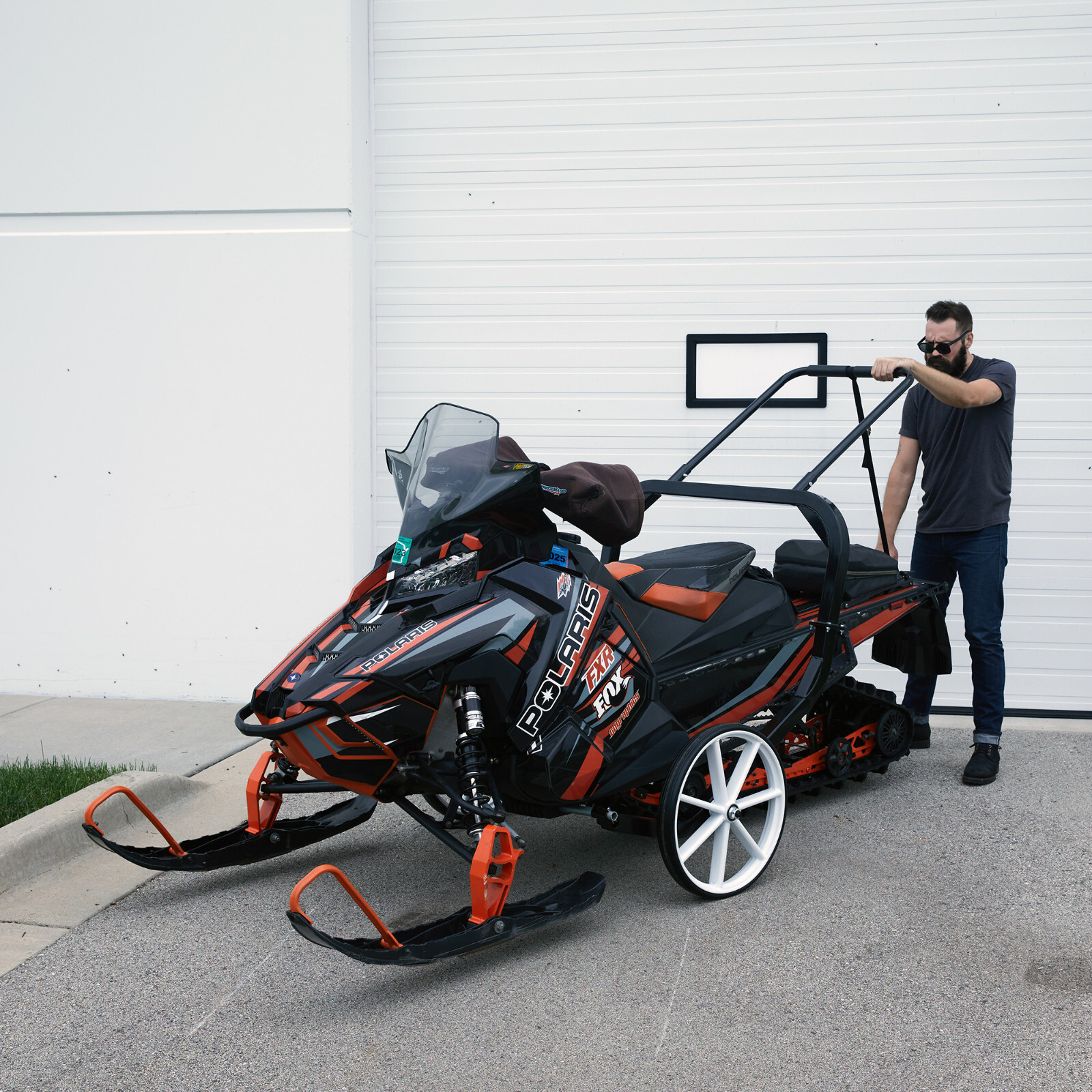 Black Ice SNO-1509 Snowmobile Dolly Cart, Hoist and Lift