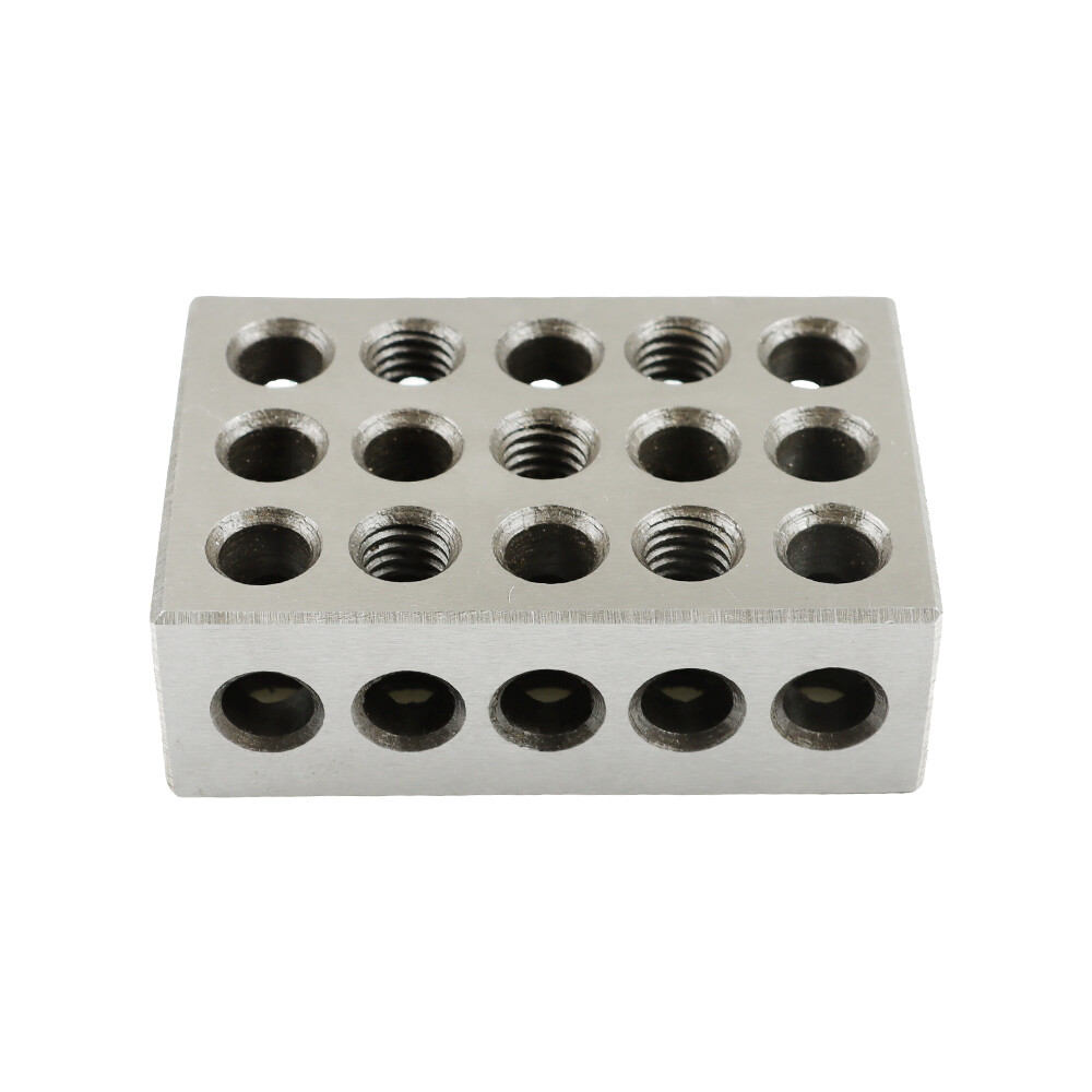 1-2-3 123 BLOCK SET 23 HOLES With Screws HEX KEY MATCHED PAIRS .0001" PRECISION