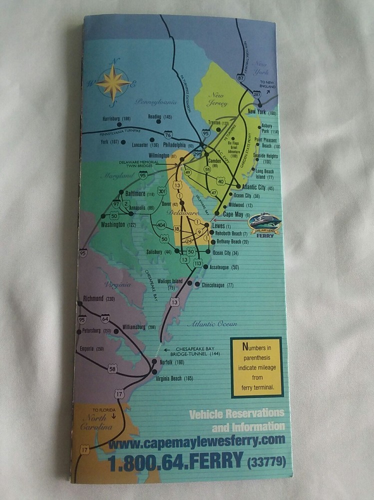 2006 Cape May-Lewes Ferry New Jersey Schedule & More