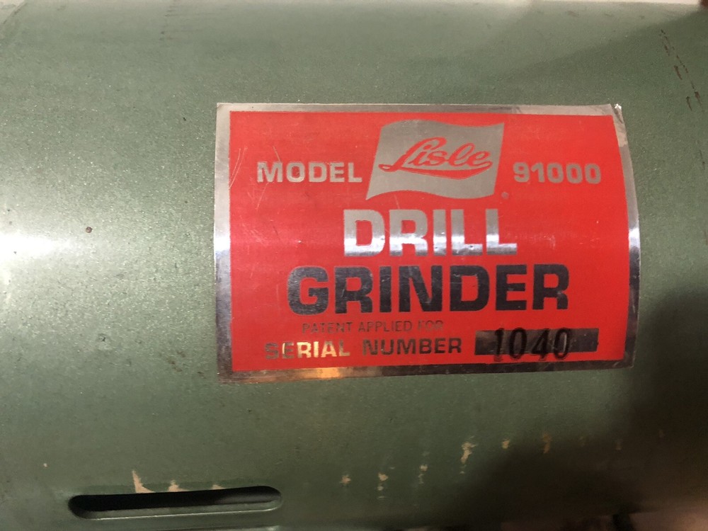 Heavy Duty Drill Bit Sharpener Lisle 91000 Drill Grinder Runs Smoothly