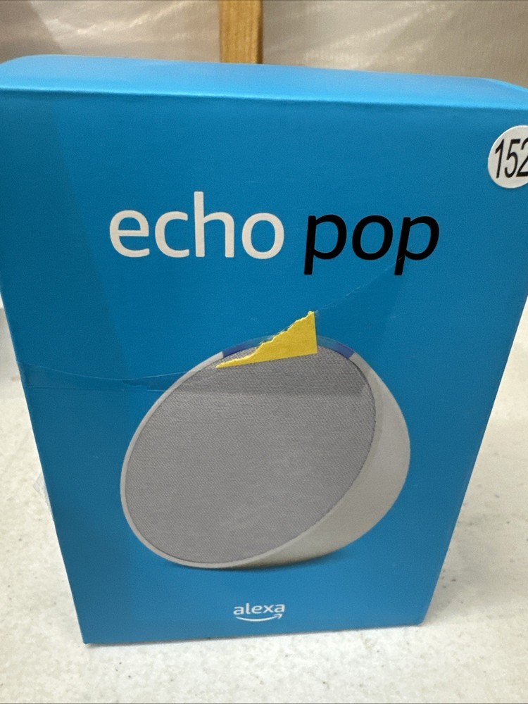 Amazon Echo Pop Smart Speaker With Alexa Bluetooth Model C2H4RP White NEW IN BOX