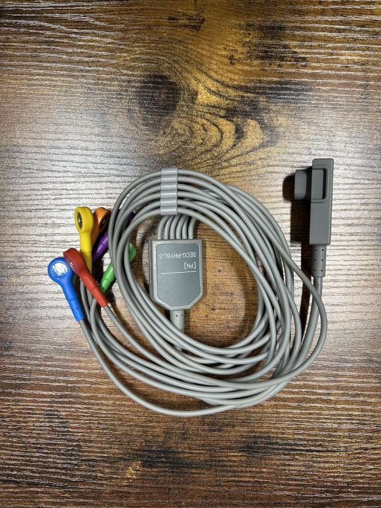 Sensoronics SECG-PHY6L-3 Physio-Control Lifepak 12 Compatible 6 Lead ECG Cable
