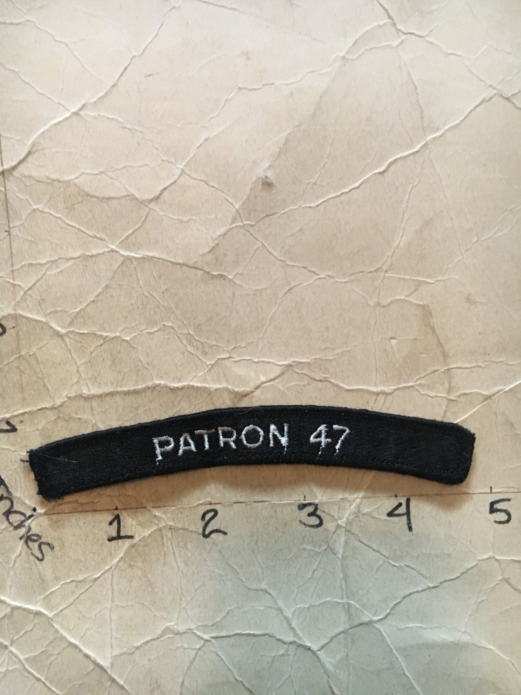 US NAVY SHOULDER STRIP TAB rocker Patch Patron 47