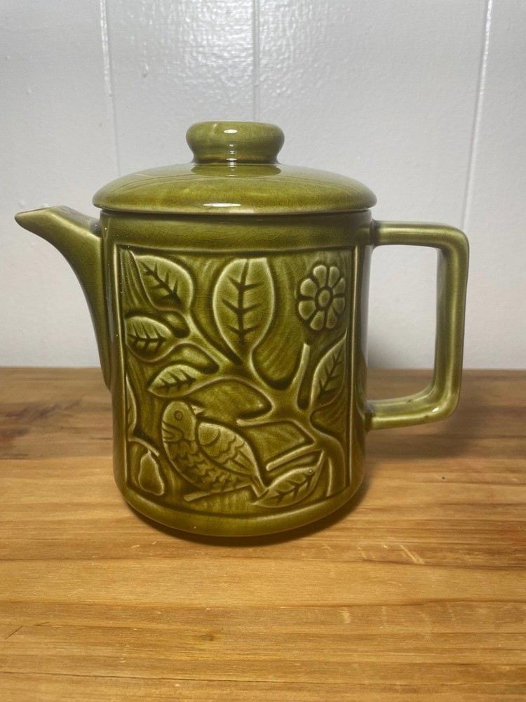 Dark Green Teapot