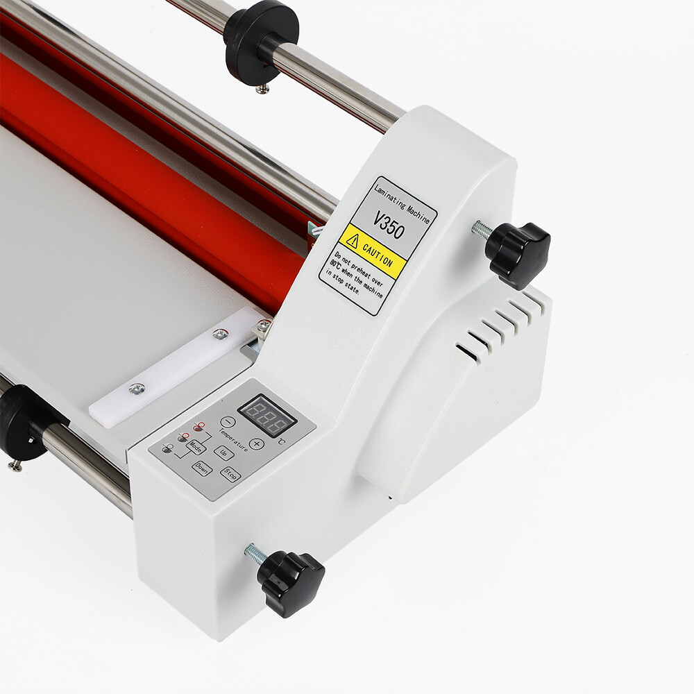 Hot Cold Roll Laminator Single & Dual Sided Digital Display Laminating Machine