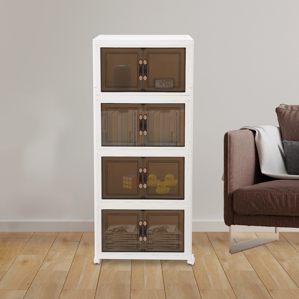 Large Collapsible Storage Bins Bedroom Folding Storage Box Stackable Storage Box