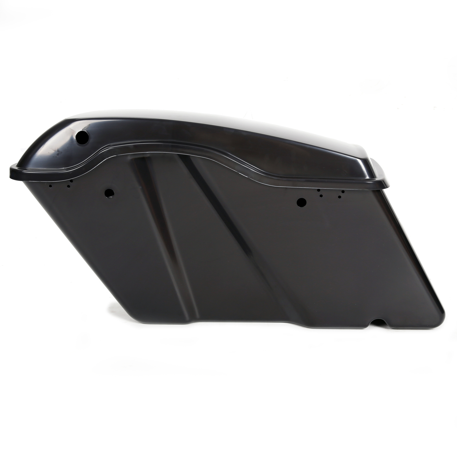 For Harley Softail Fat Boy New Hard Saddle Bags Saddlebag W/ Conversion Brackets