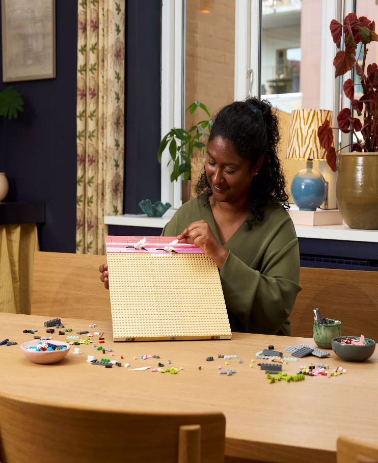 [ BIG SALE ] LEGO Japanese Cherry Blossom Art Build