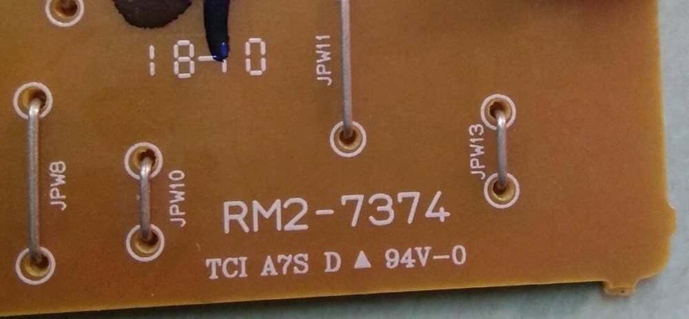 RM2-7374 Memory PC board RK26288