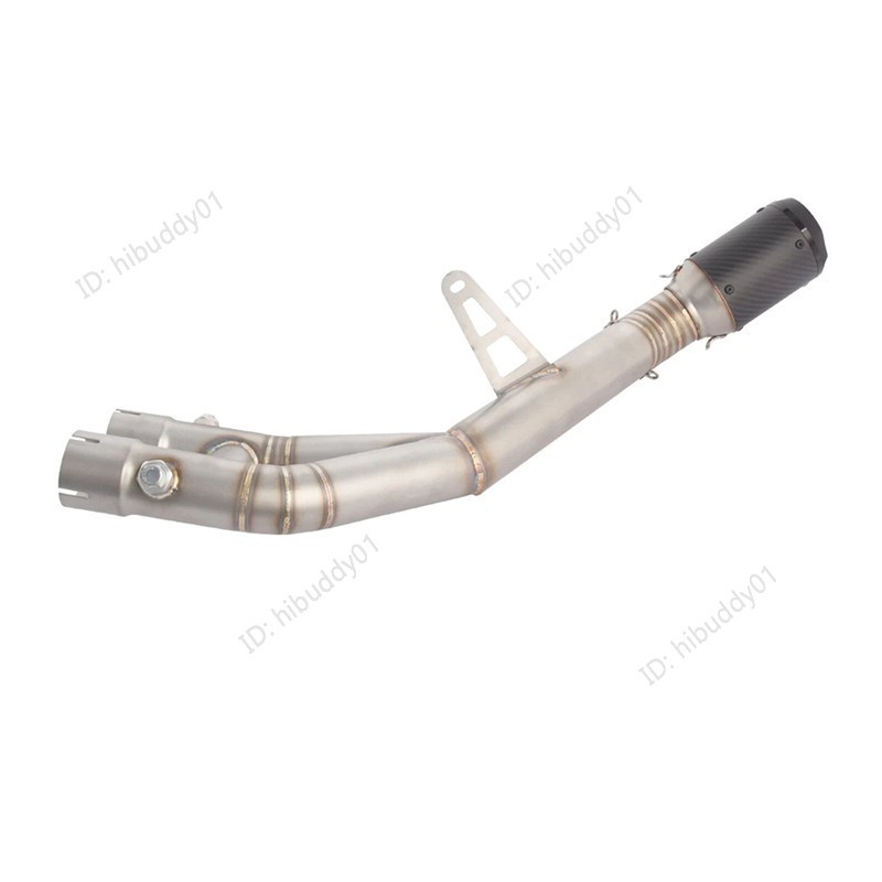 YZF R1 2015-2026 for Yamaha R1M Exhaust System Mid Link Pipe Black Muffler Tips