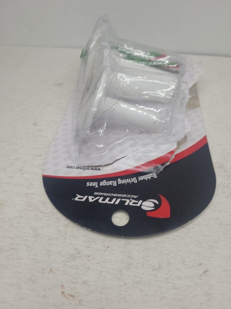 Orlimar Rubber Driving Range Golf Tees for Mats or Regular, White