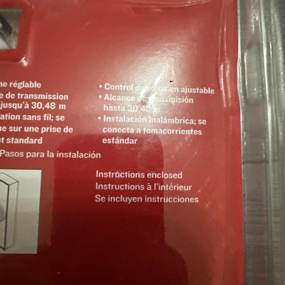 NEW Utilitech Wireless Doorbell model #UT-7366-04