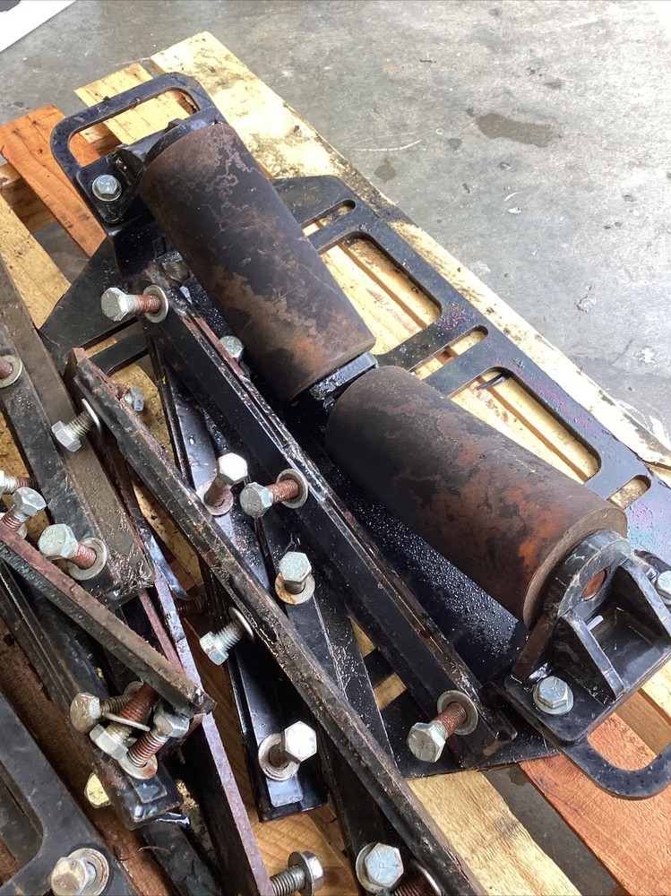 2 LJ WELDING AUTOMATION Model HZD-100 WELDING PIPE ROLLERS W/extra Brackets