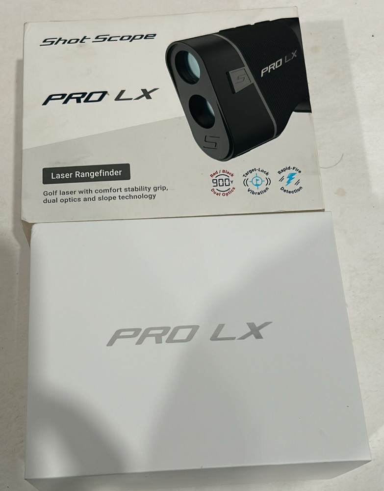 Shot Scope Golf Pro LX Laser Rangefinder, Open Box (A2)