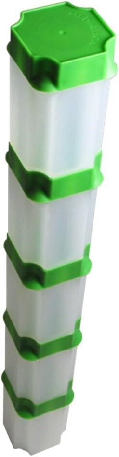 5 American Silver Eagle Square Coin Tubes 1 Oz ASE Long Term Storage Guardhouse