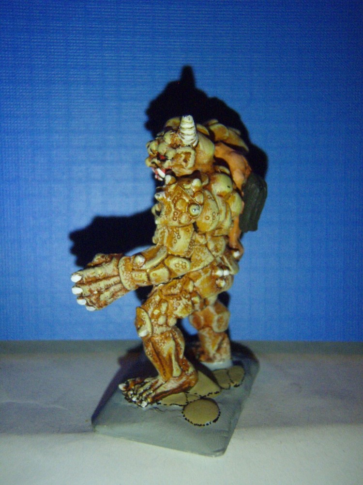 Pulp Troll figure with woman.
