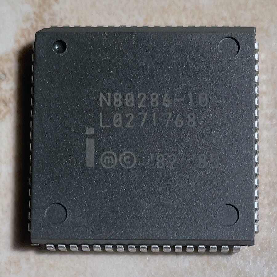 Intel N80286-10 10 mhz 80286 Processor- NOS