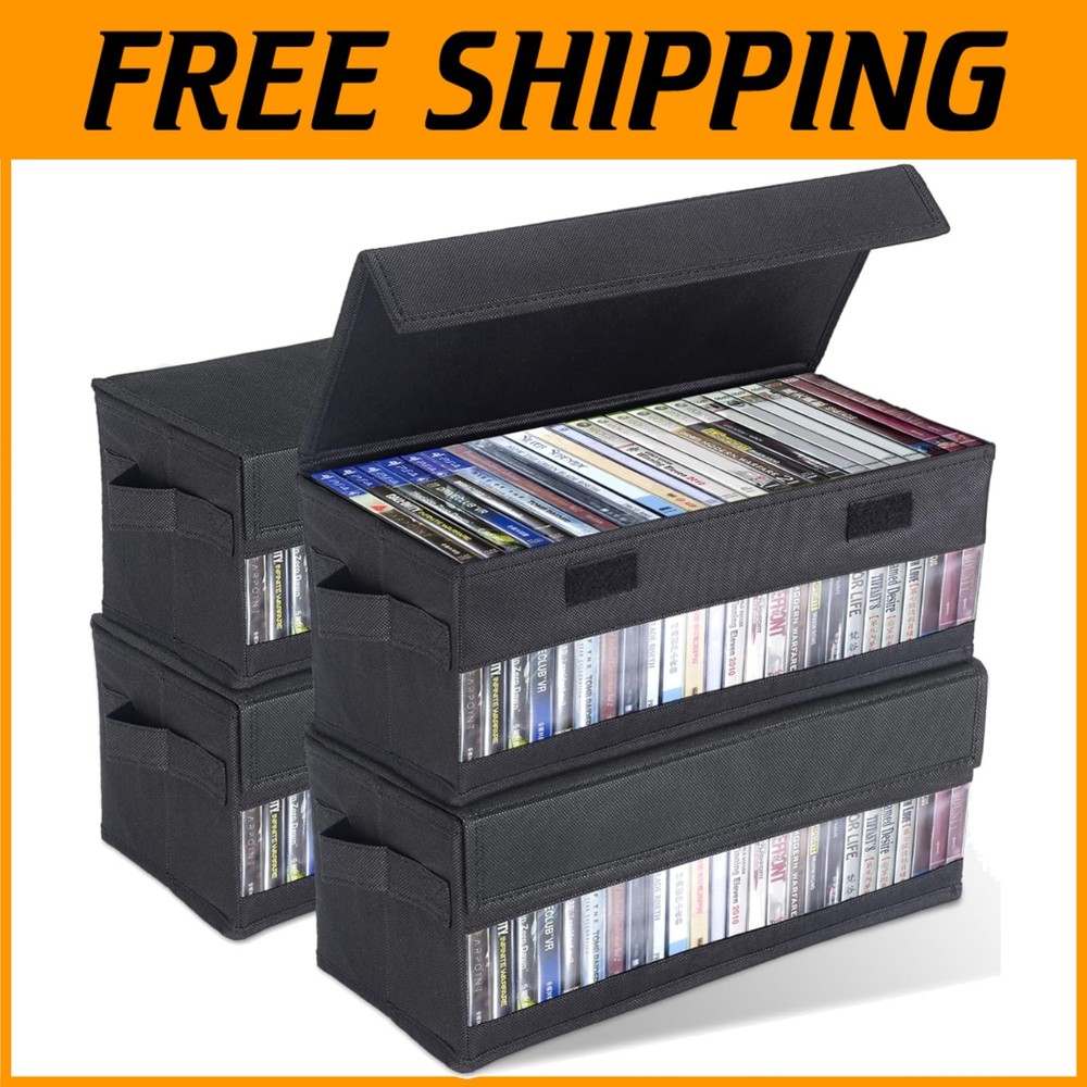 Durable CD Organizers - 32 Full Jewel Cases