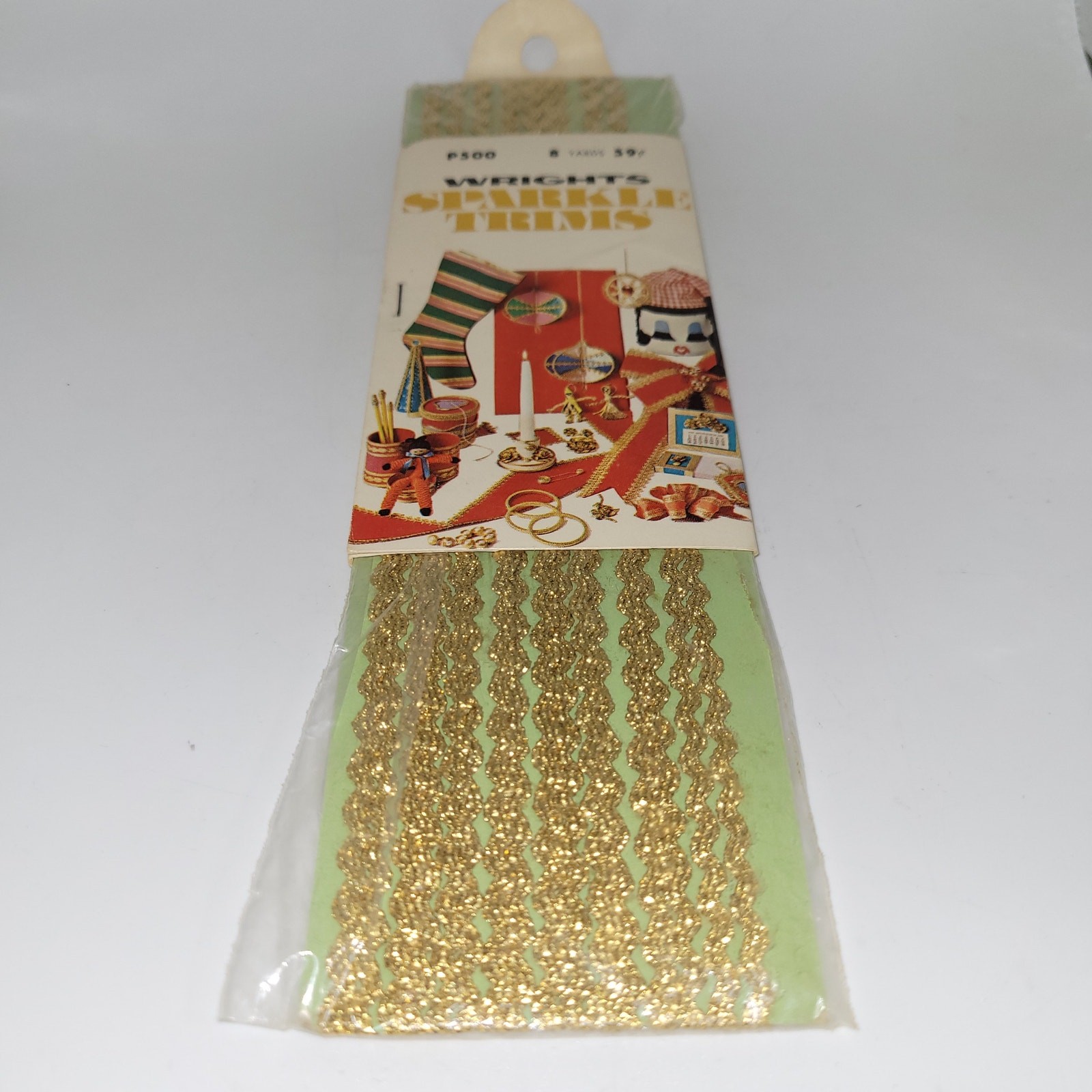 Sparkle Trim Wrights 9814-46 8 yards 80% Metallic 20% Rayon USA