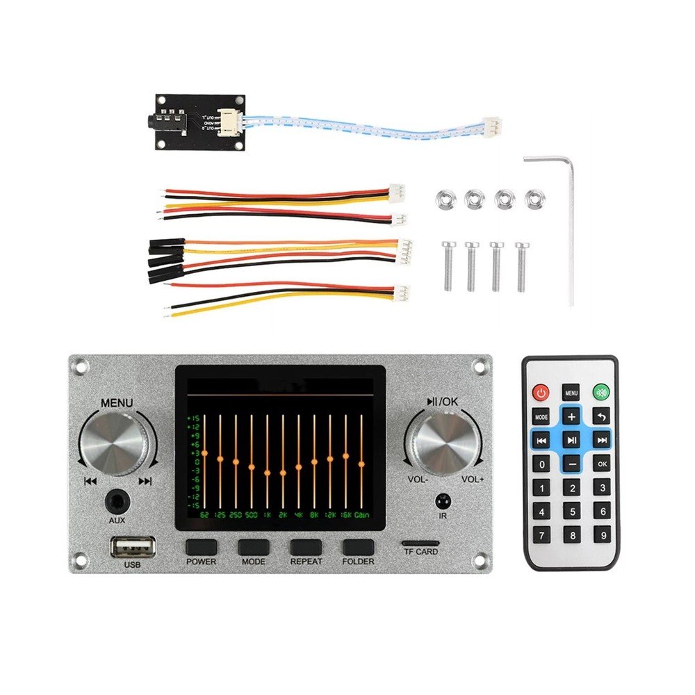 2.8in IPS Bluetooth MP3 Decoder Board TF USB Car Audio Player Module NEW