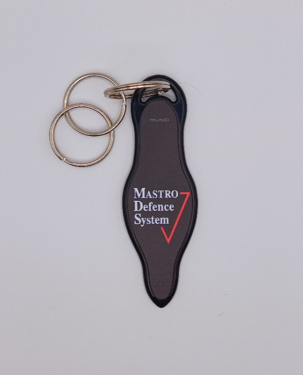 Munio Key Chain Mastro Defense System MDS Logo