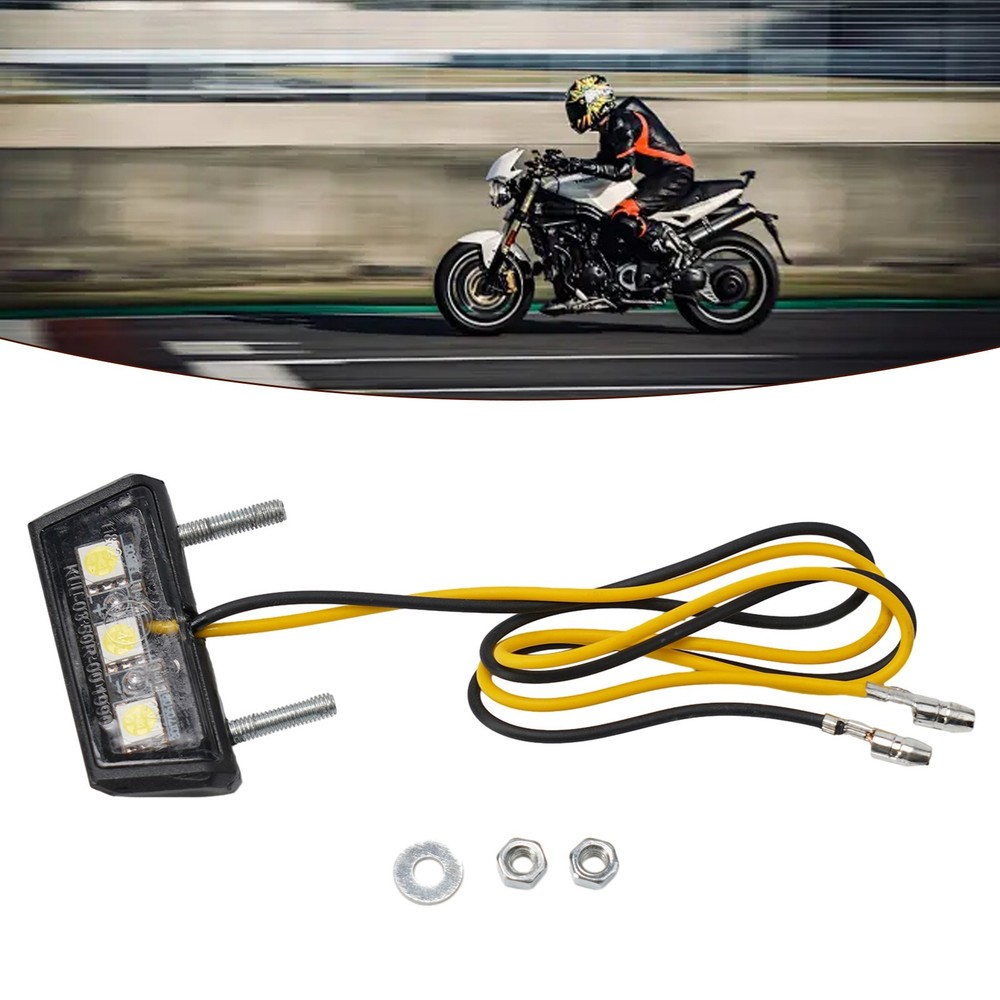 LED License Plate Light for Motorcycles Easy Installation and Longevity