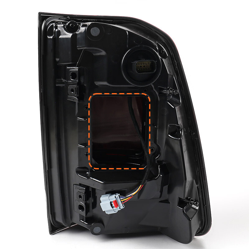 Pair w/ Blind Spot LED Tail Lights For 2019-2023 Dodge RAM 1500 Red Lamps LH RH