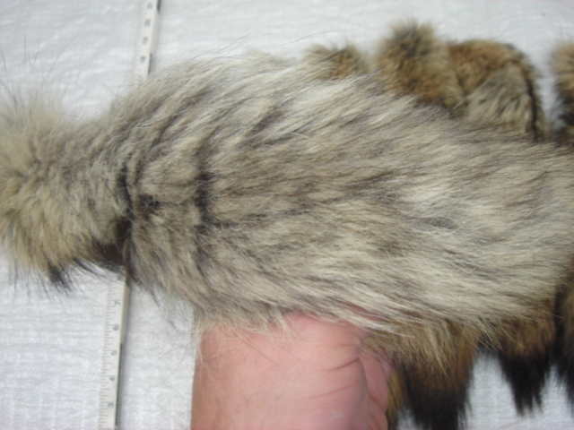 #1 Quality L Tanned Western Coyote Tails/Crafts/Real USA Fur Tail/Harley parts