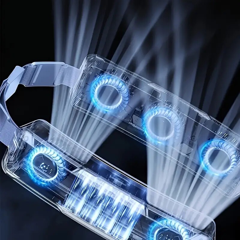 Portable Wearable Waist Fan With 3 Speeds 360° Cooling For Outdoor Activities,o