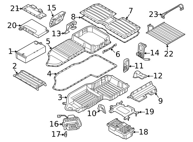 Genuine BMW Control Module 61-27-8-854-048