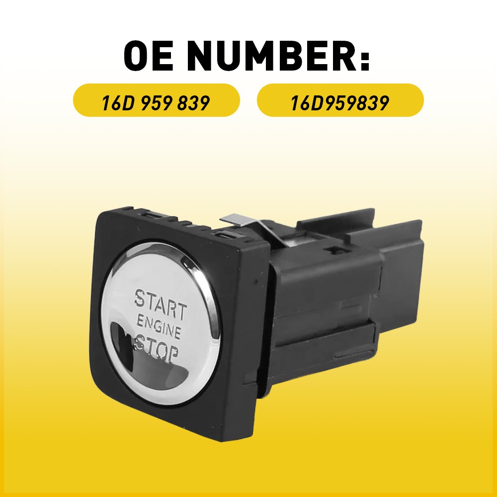Car Engine Start Stop Push Switch Button For VW Jetta 2011-2017 16D959839 US EXV