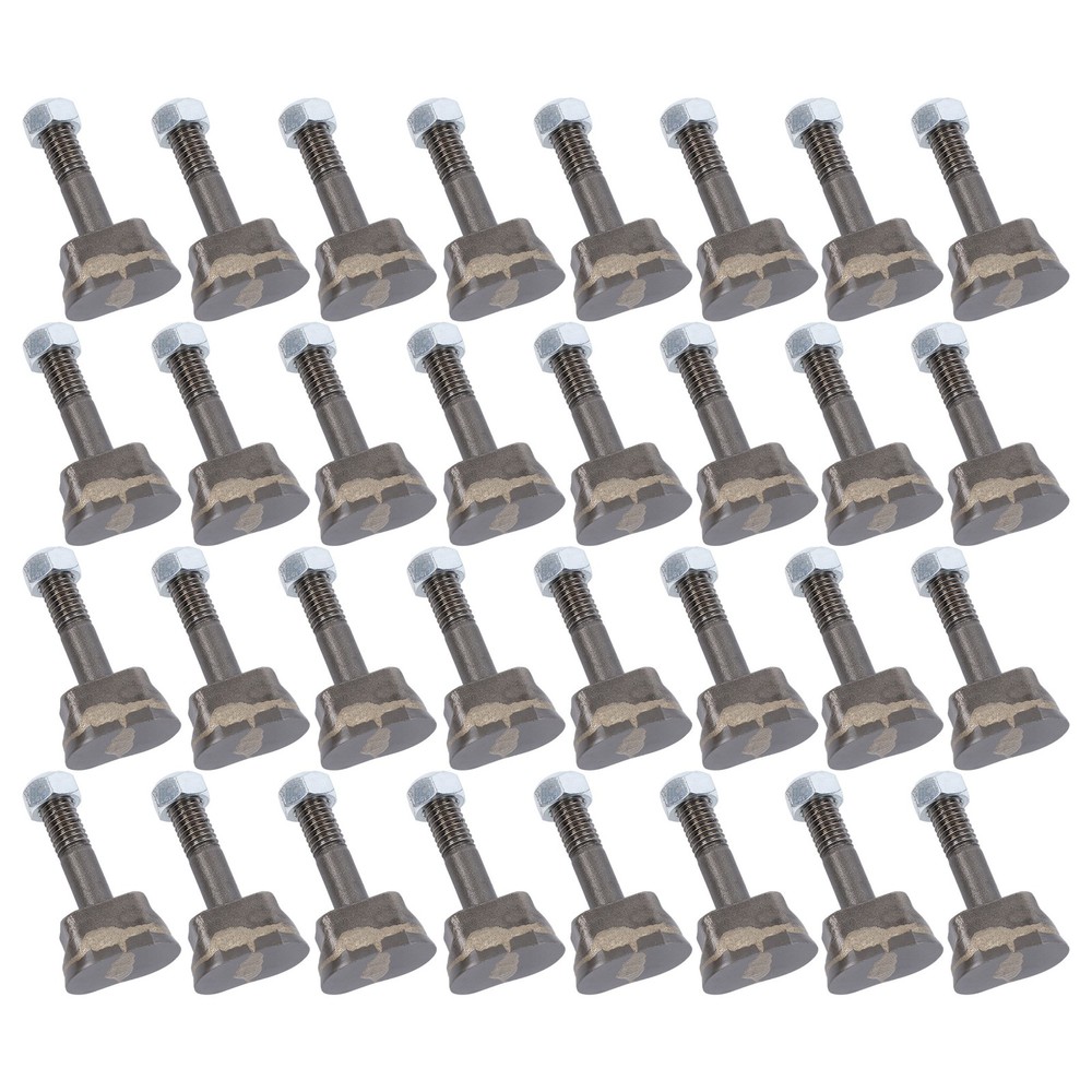 32 × Replacement Stump Grinder Teeth Compatible For Vermeer Yellow Jacket