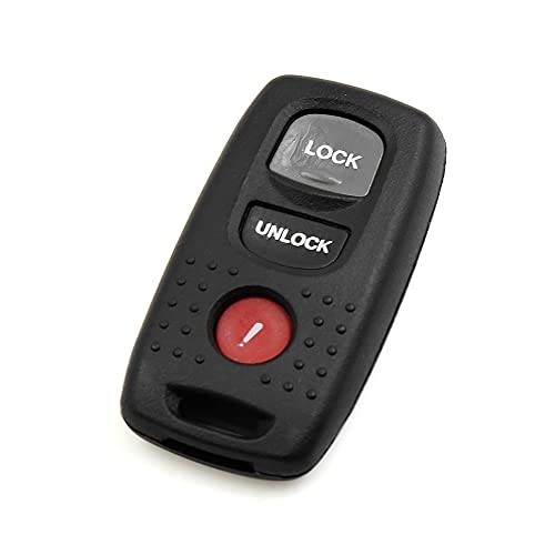 2pcs 3 Buttons Key Fob Keyless Entry Remote Control Key Case Shell for Mazda
