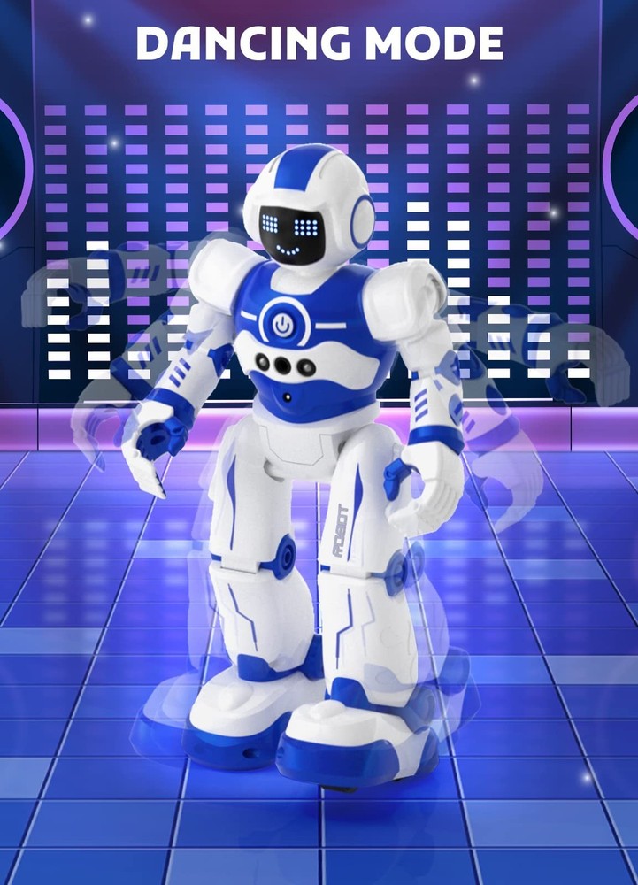 Robot Toys for Kids,Programmable Remote Control Smart Walking Dancing Robot T...