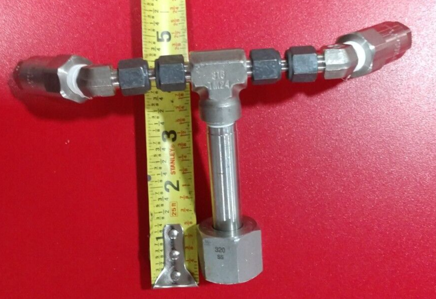 New Spraying Systems Co 1/4" Hydraulic LN Atomizing Head Spray Bar 316 Stainless