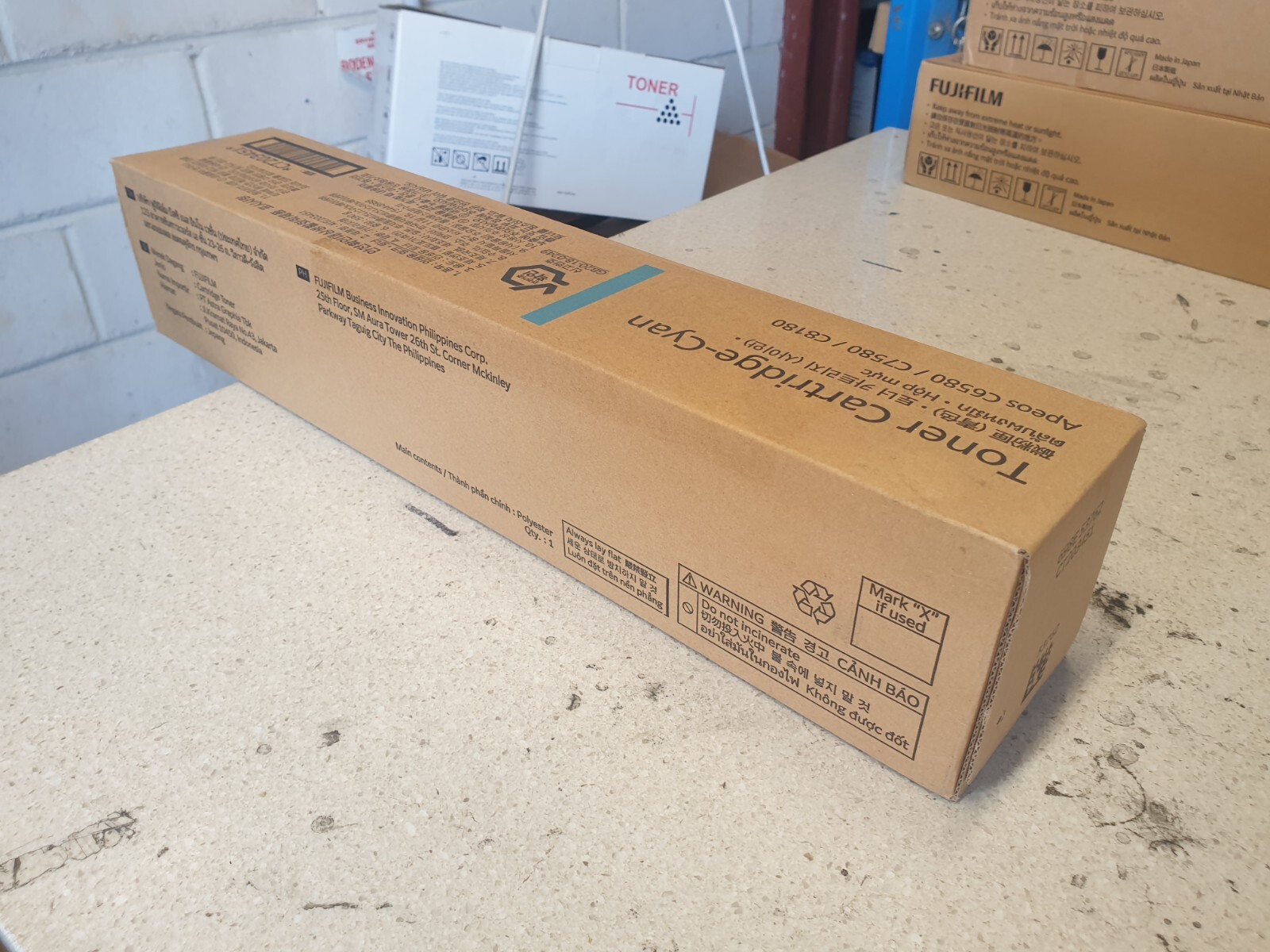 Genuine Fujifilm CT203451 Cyan Toner for Apeos C6580 / C7580 / C8180 Brand New