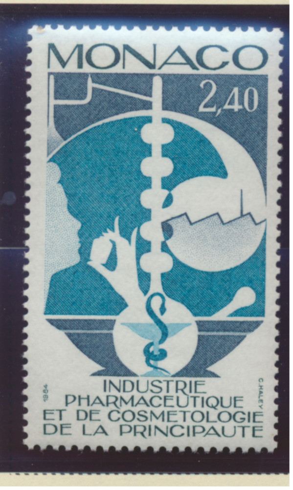 Monaco Stamp Scott #1442, Mint Never Hinged