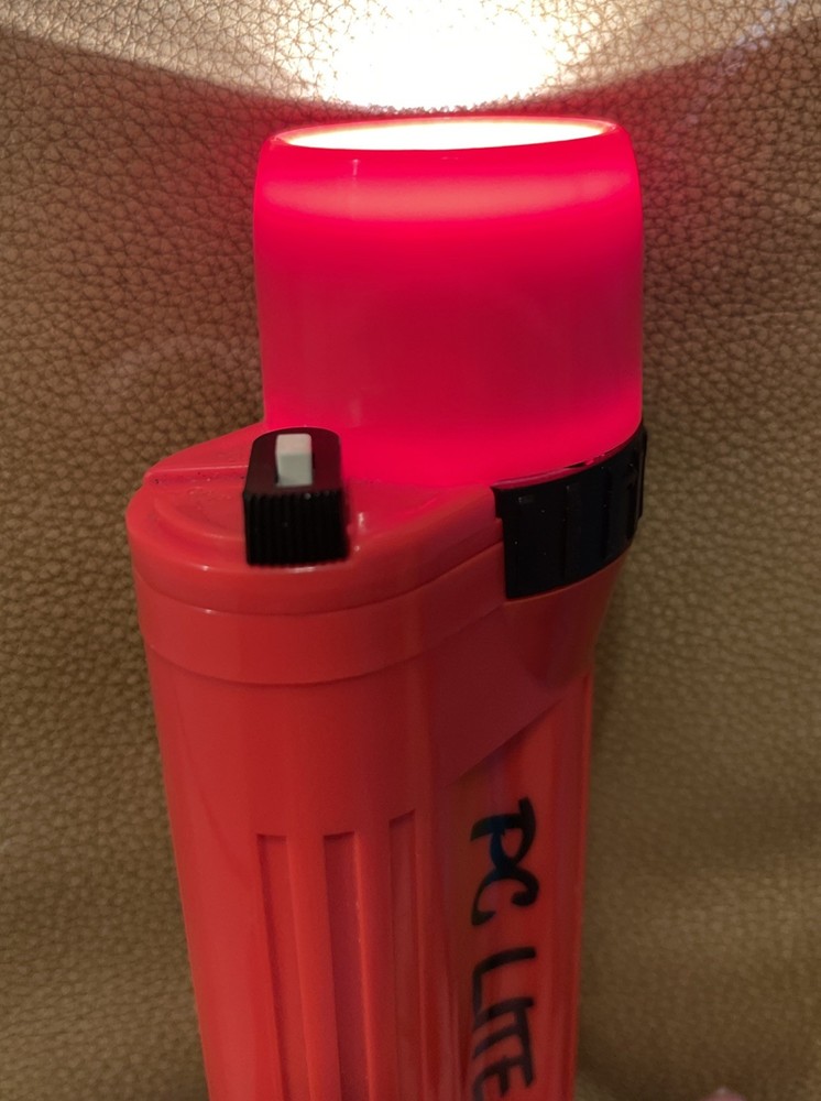 WORKING IKELITE - PC LITE Underwater Scuba Diving Torch/Flashlight Orange