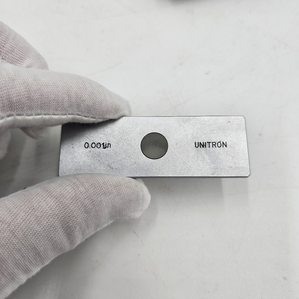 Unitron 0.001in Objective Micrometer | Imperial Calibration Stage Slide w/ Case