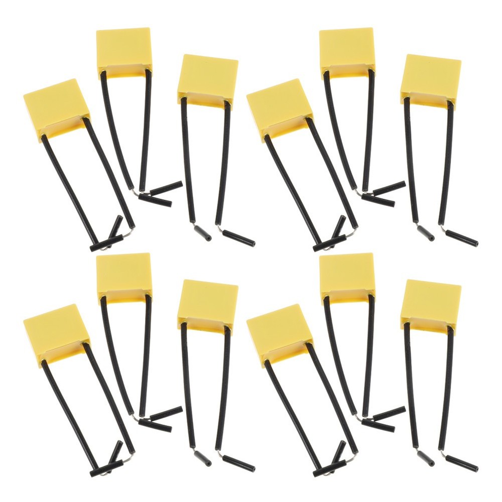 30 Pcs Safety Guidelines for Capacitors with Wire and Casing Protective