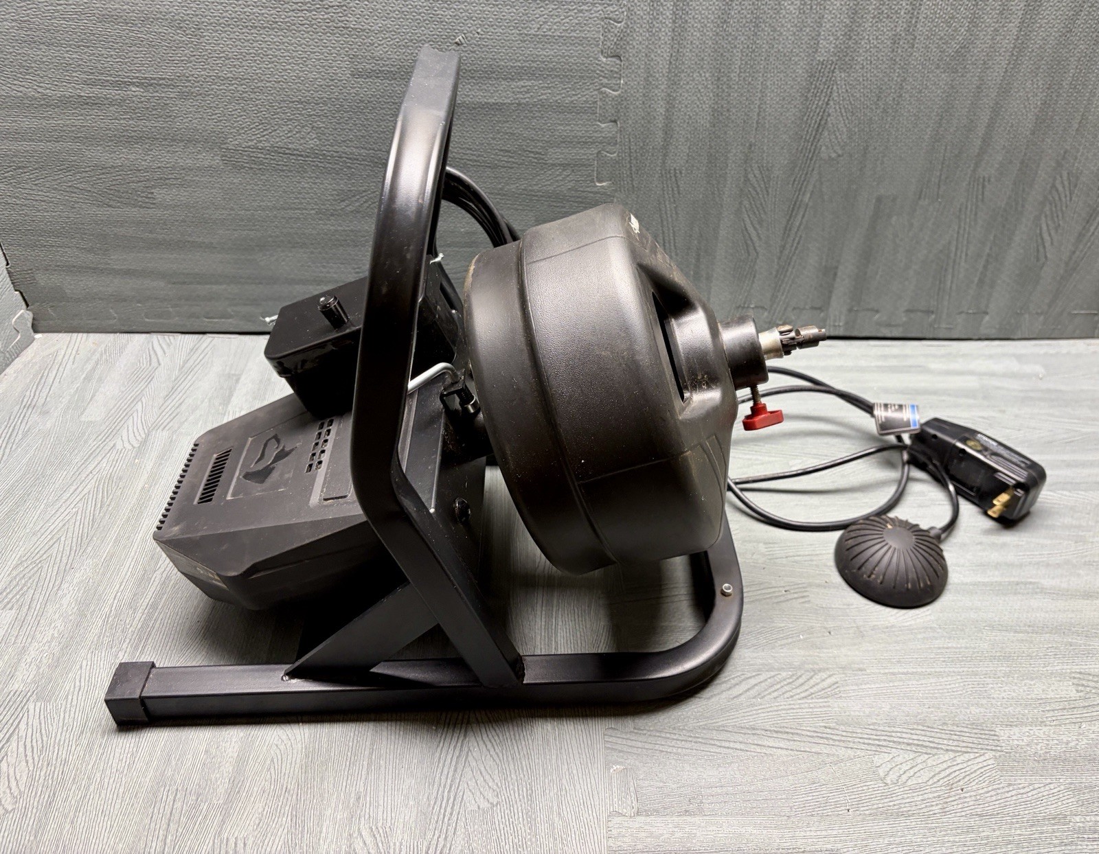 HUSKY-Cable Drum Auger-USED-5/16 in. x 50 ft. Cable Drum Auger