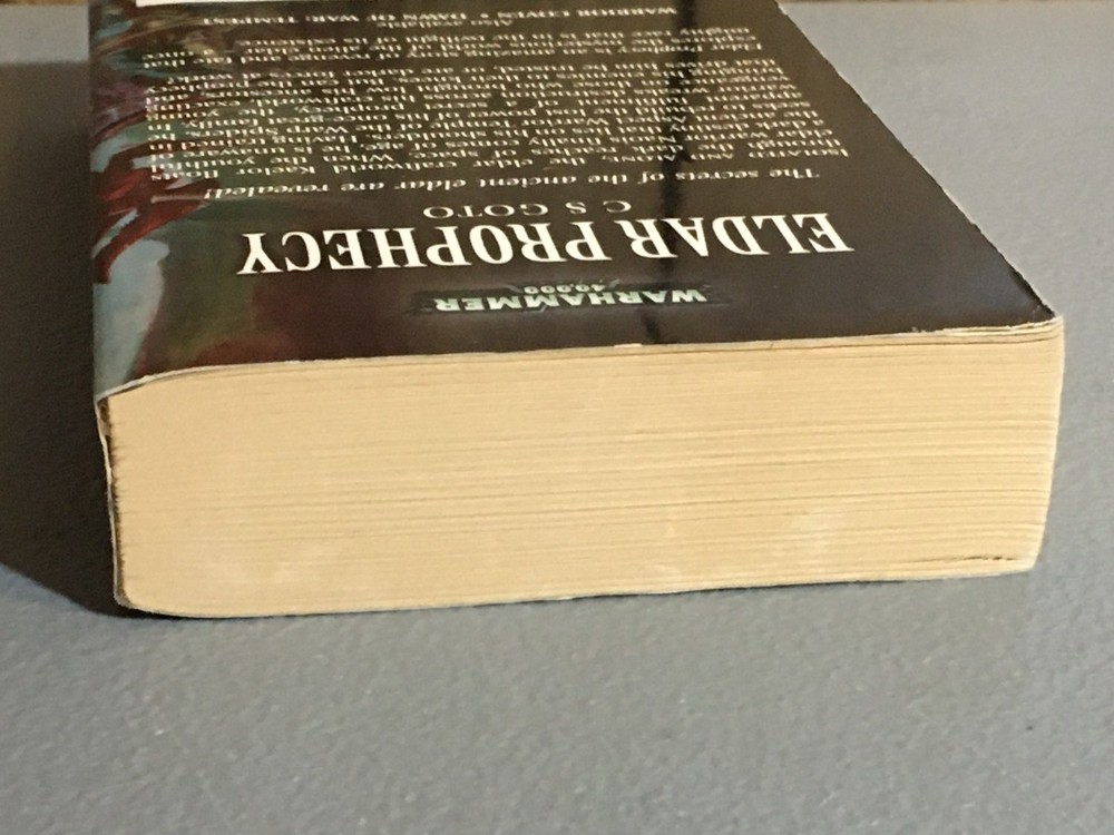 BOOK WARHAMMER ELDAR PROPHECY C.S. GOTO PAPERBACK USED