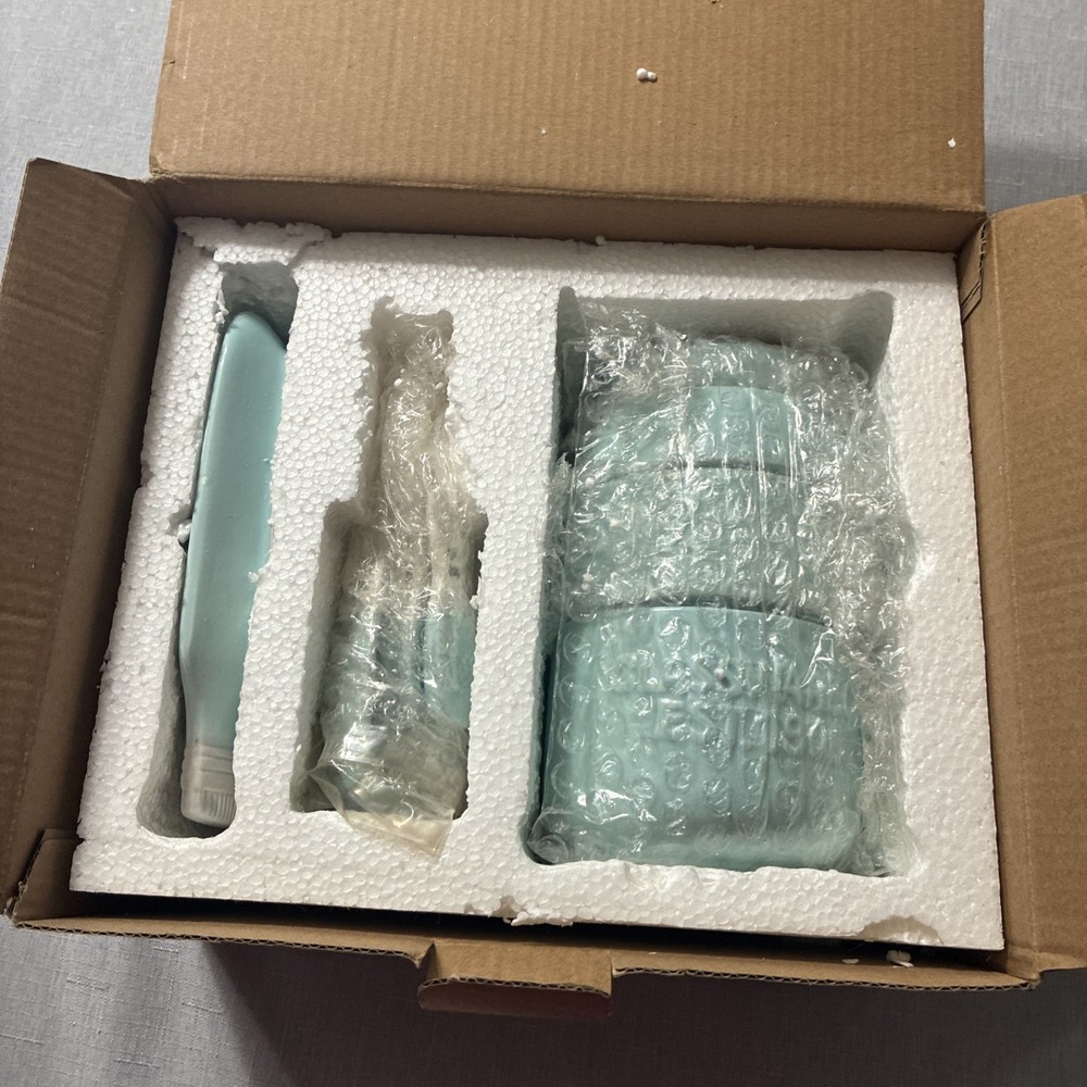 Vintage Mason Jar Kitchenware Set by Comfify - Multi-Piece Kitchen Ceramic blue