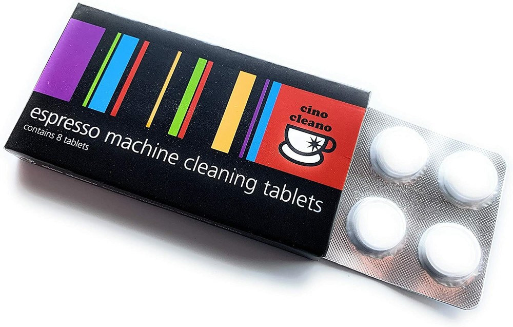 Cino Cleano Espresso Machine Cleaning Tablets - 8 Count