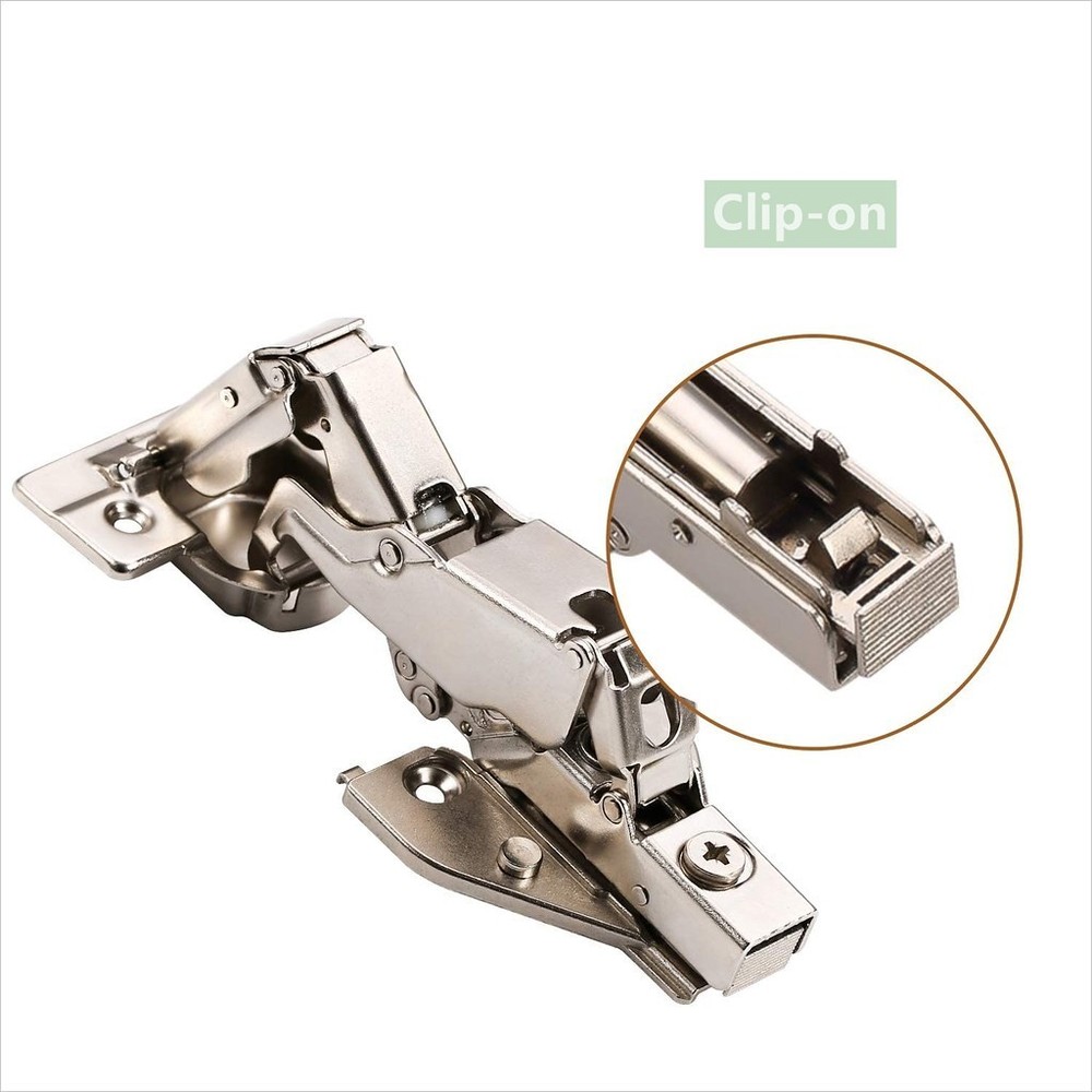 Lazy Susan Corner Hinge Clip-on 165 Angle Cabinet Hardware with Face Frame Base