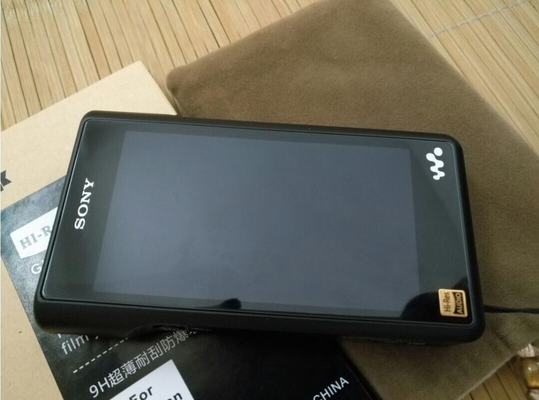 Tempered Glass Screen Protector Film For SONY WM1A WM1Z With Dust Plug